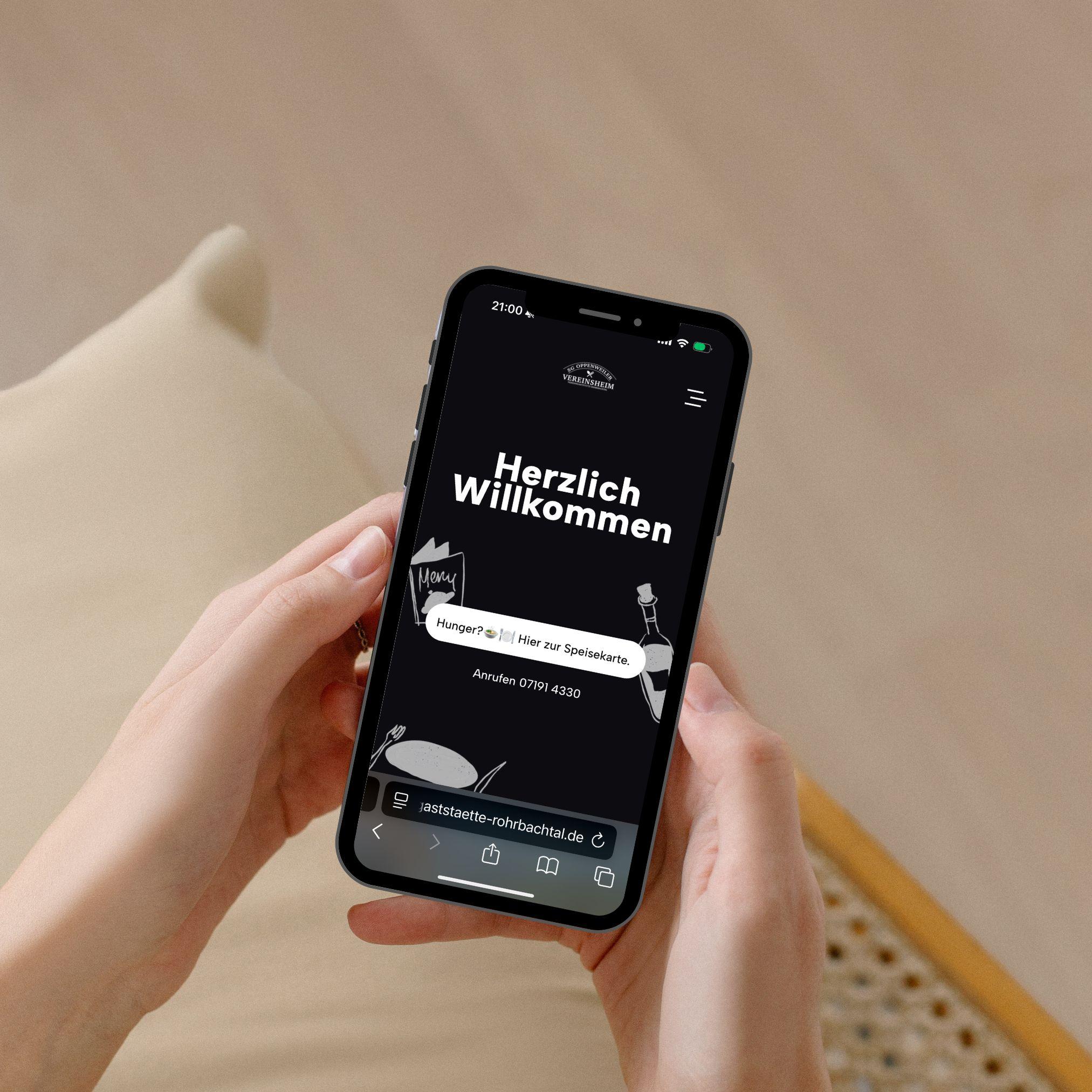 Vereinsgaststätte Rohrbachtal Website