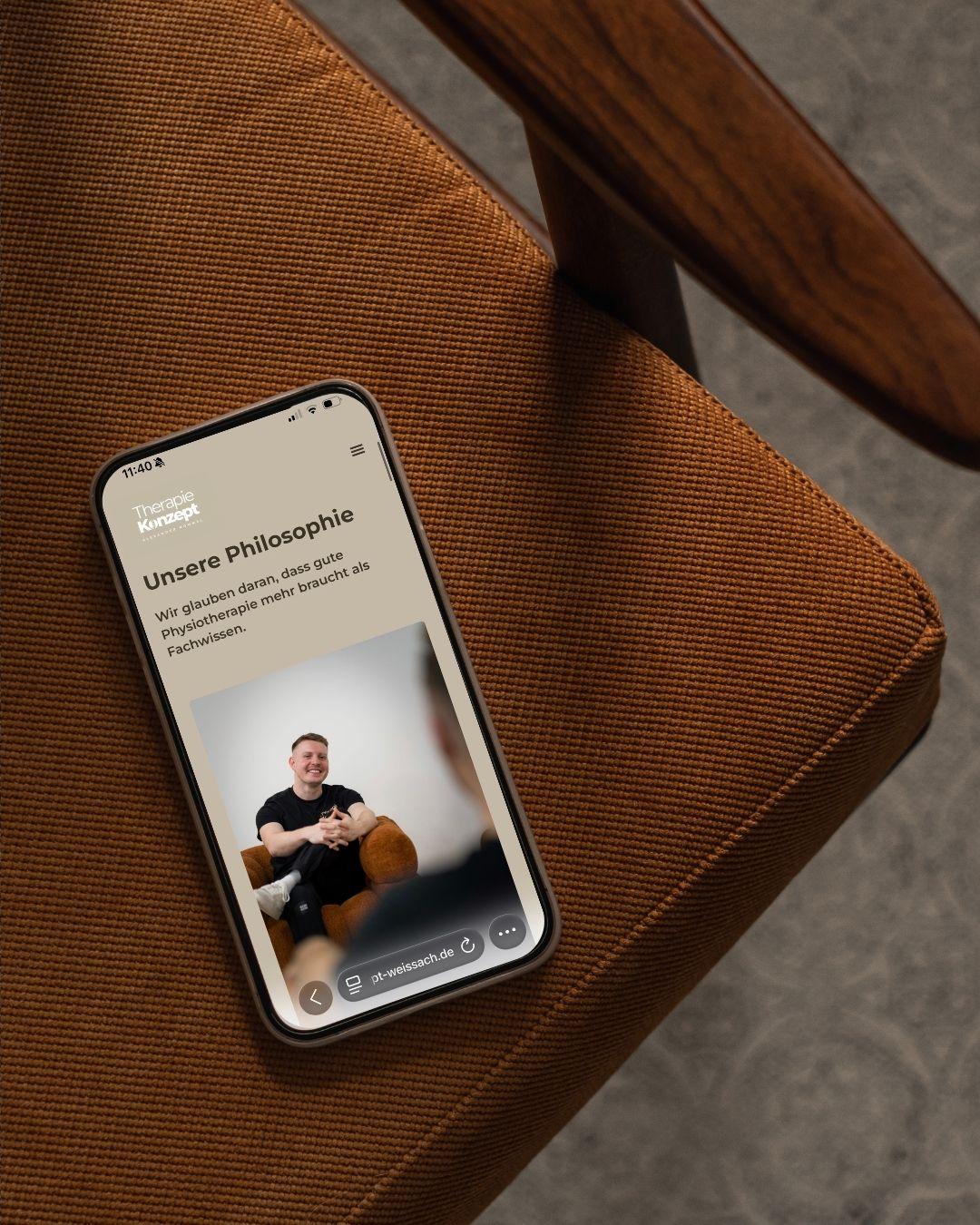 Therapie Konzept Mockups