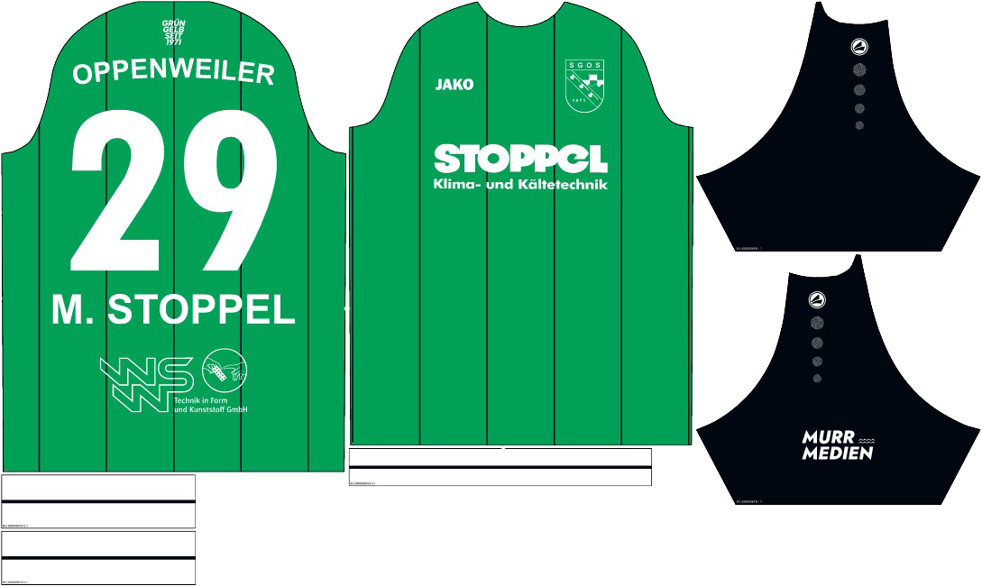 SGOS Trikot grün Entwurf