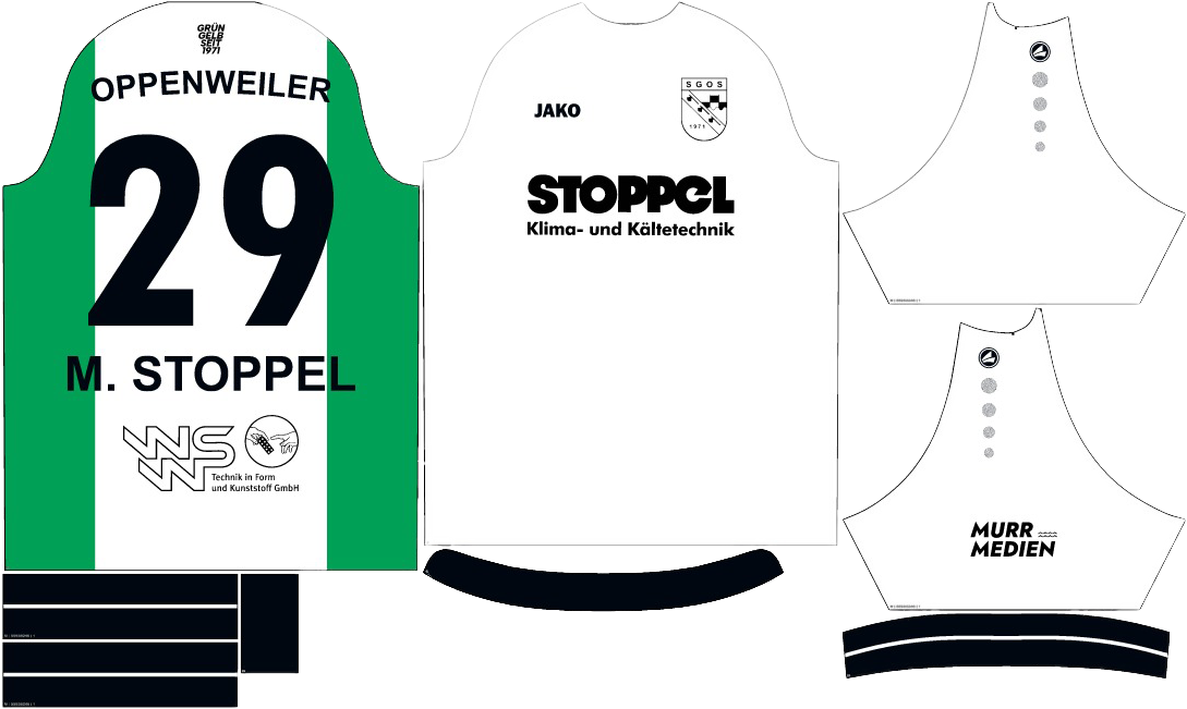 SGOS Trikot weiß Entwurf